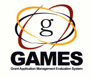 G GAMES GRANT APPLICATION MANAGEMENT EVALUATION SYSTEM logo