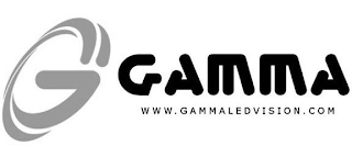 G GAMMA WWW.GAMMALEDVISION.COM logo
