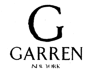 G GARREN NEW YORK logo