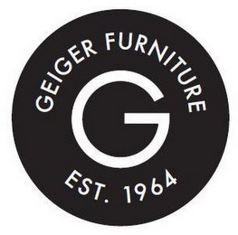 G GEIGER FURNITURE EST. 1964 logo