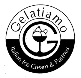 G GELATIAMO ITALIAN ICE CREAM & PASTRIES logo