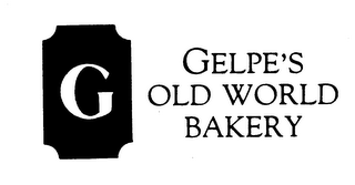 G GELPE'S OLD WORLD BAKERY logo