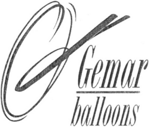 G GEMAR BALLOONS logo