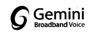 G GEMINI BROADBAND VOICE logo