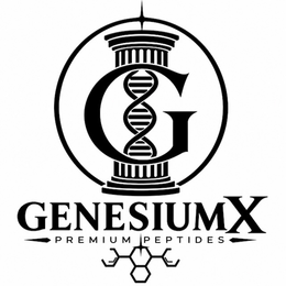 G GENESIUMX PREMIUM PEPTIDES logo