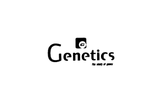 G GENETICS THE STUDY OF GENES logo