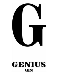 G GENIUS GIN logo
