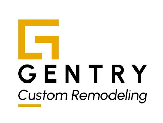 G GENTRY CUSTOM REMODELING logo