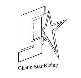 G GHETTO STAR RIZING logo