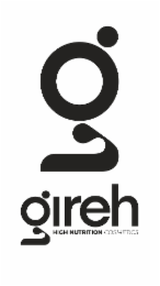 G GIREH HIGH NUTRITION COSMETICS logo