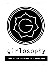 G GIRLOSOPHY THE SOUL SURVIVAL COMPANY logo