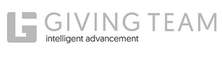 G GIVING TEAM INTELLIGENT ADVANCEMENT logo