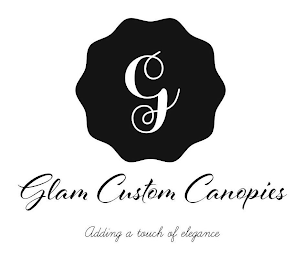 G GLAM CUSTOM CANOPIES ADDING A TOUCH OF ELEGANCE logo