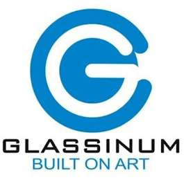 G GLASSINUM BUILT ON ART logo
