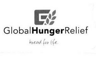 G GLOBAL HUNGER RELIEF BREAD FOR LIFE. logo