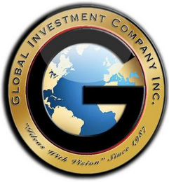 G GLOBAL INVESTMENT COMPANY INC. IDEAS WITH VISION SINCE 1987 logo