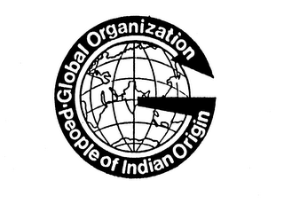 G GLOBAL ORGANIZATION PEOPLE OF INDIAN ORIGIN logo