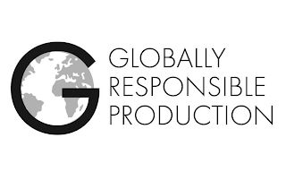 G GLOBALLY RESPONSIBLE PRODUCTION logo