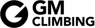 G GM CLIMBING logo