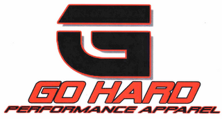 G GO HARD PERFORMANCE APPAREL logo