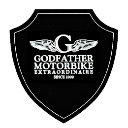 G GODFATHER MOTORBIKE EXTRAORDINAIRE SINCE 2000 logo