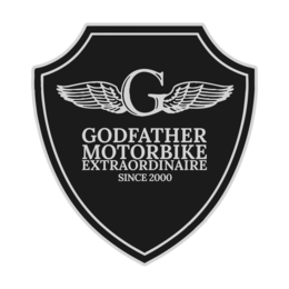 G GODFATHER MOTORBIKE EXTRAORDINAIRE SINCE 2000 logo