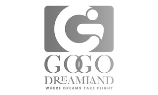 G GOGO DREAMLAND WHERE DREAMS TAKE FLIGHT logo