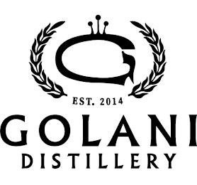 G GOLANI DISTILLERY EST. 2014 logo