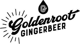 G GOLDENROOT GINGERBEER logo