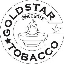 G GOLDSTAR TOBACCO SINCE 2015 logo