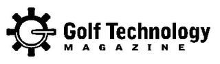 G GOLF TECHNOLOGY MAGAZINE logo