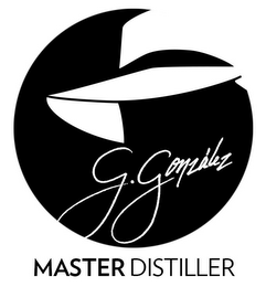 G. GONZALEZ MASTER DISTILLER logo
