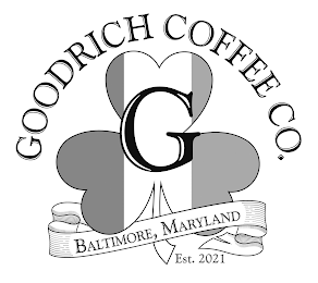 G GOODRICH COFFEE CO. BALTIMORE, MARYLAND EST. 2021 logo