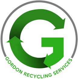 G GORDON RECYCLING SERVICES logo