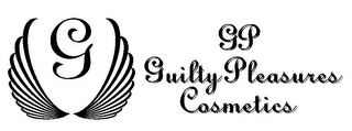 G GP GUILTY PLEASURES COSMETICS logo