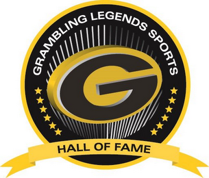G GRAMBLING LEGENDS SPORTS G HALL OF FAME logo