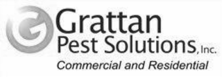 G GRATTAN PEST SOLUTIONS, INC. COMMERCIAL AND RESIDENTIAL