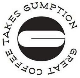G GREAT COFFEE TAKES GUMPTION logo