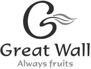 G GREAT WALL ALWAYS FRUITS logo