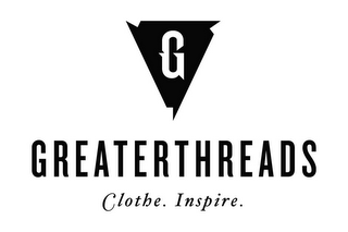 G GREATERTHREADS CLOTHE. INSPIRE. logo