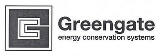 G GREENGATE ENERGY CONSERVATION SYSTEMS logo