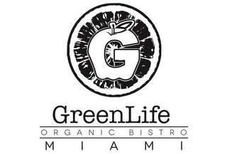 G GREENLIFE ORGANIC BISTRO MIAMI logo