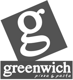 G GREENWICH PIZZA & PASTA logo