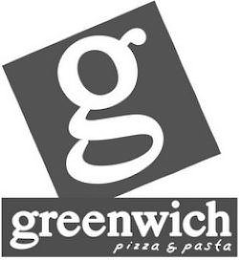 G GREENWICH PIZZA & PASTA logo