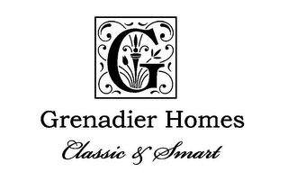 G GRENADIER HOMES CLASSIC & SMART logo