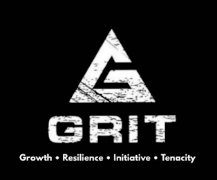 G GRIT GROWTH · RESILIENCE · INITIATIVE · TENACITY logo