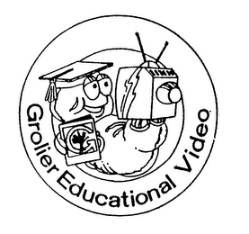 G GROLIER EDUCATIONAL VIDEO logo