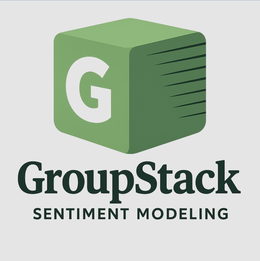 G GROUPSTACK SENTIMENT MODELING logo