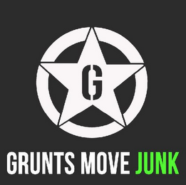 G GRUNTS MOVE JUNK logo