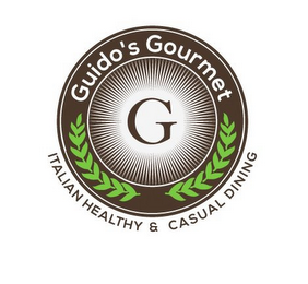 G GUIDO'S GOURMET ITALIAN HEALTHY & CASUAL DINING logo